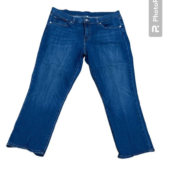 Levi’s cropped jeans mid rise 32 - Picture 1 of 7